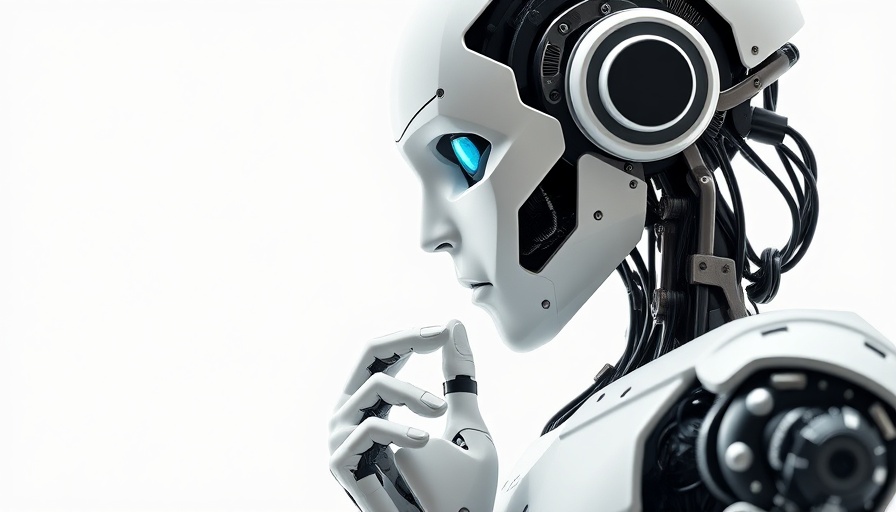 Advanced humanoid robot showcasing mechanical details in a futuristic design.
