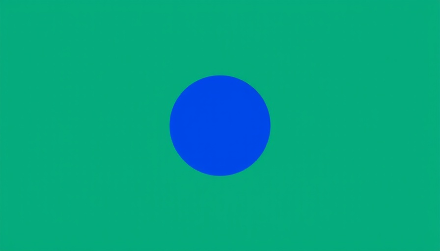 Minimalistic geometric art highlighting AI in branding