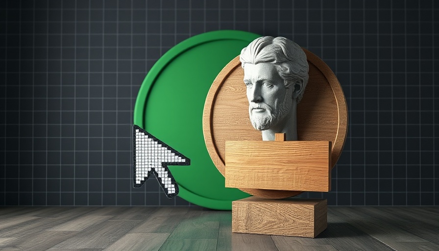 Abstract art with digital cursor, sculpture, AI bird tracking concept.