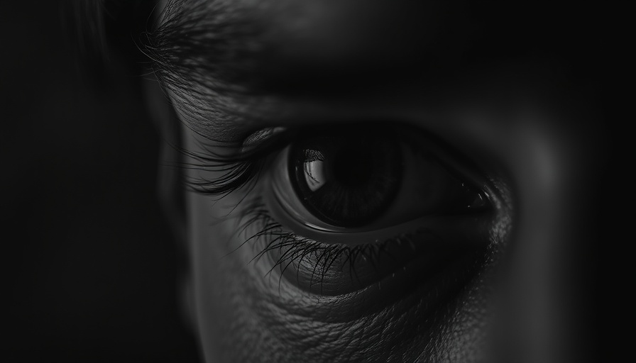 Close-up of a human eye conveying intensity, Machine Learning Trends.