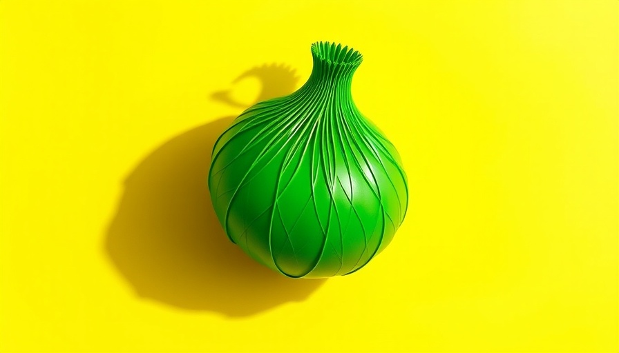 Minimalistic green abstract shape on bright yellow background, AI-generated art.