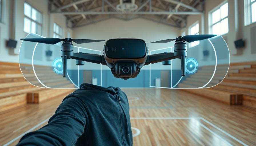 Virtual brain-computer interface simulating drone control in gym.