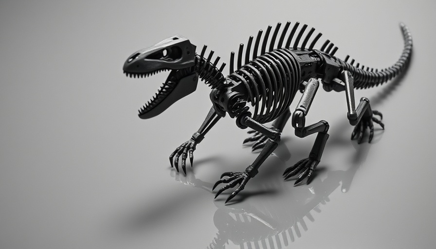 Paleo-inspired robotics skeletal design illustration