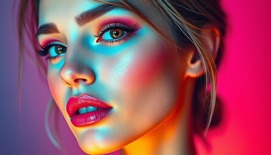 Abstract vibrant female portrait in Pop Art style, symbolizing creativity.