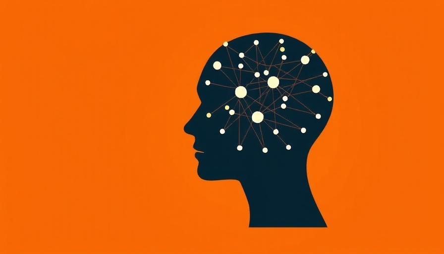 Minimalistic concept art of abstract human head with network nodes symbolizing Hybrid Reasoning AI Model.