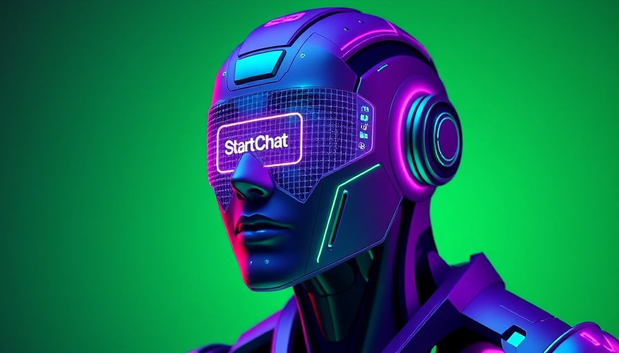 Surreal humanoid with digital grid face for underage celebrity chatbots