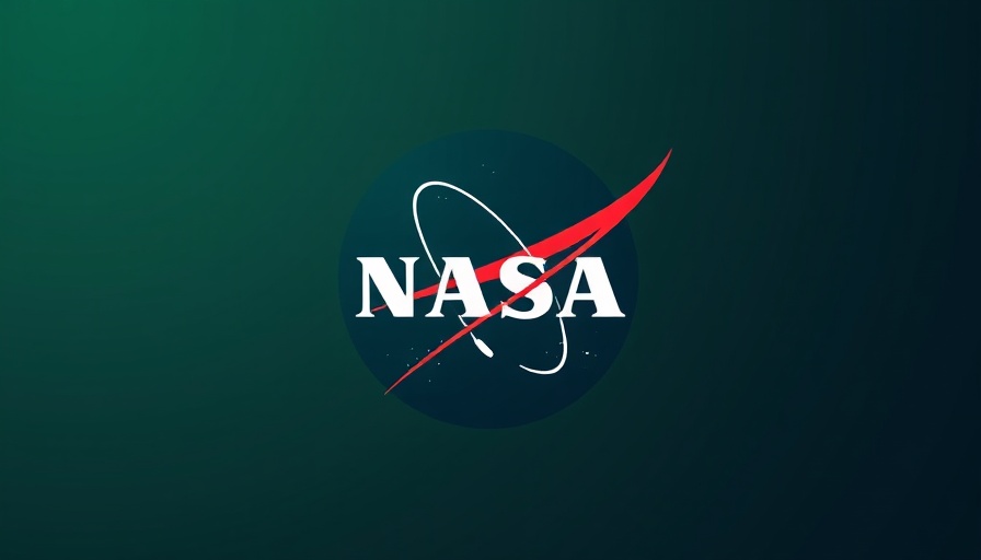 NASA logo on gradient backdrop symbolizing science budget cuts.