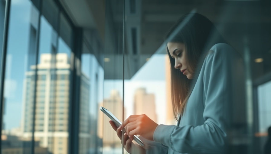 Reflective office scene with AI in consumer research.