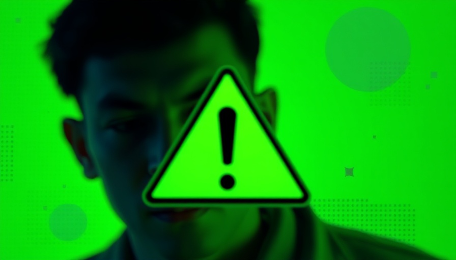 Blurry figure with warning sign on bright background, Instagram Grotesque Human-Animal Hybrid Videos.