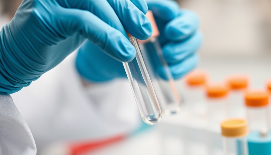 Test tubes in a lab highlight concerns of HIV infections caused by US aid disruptions.