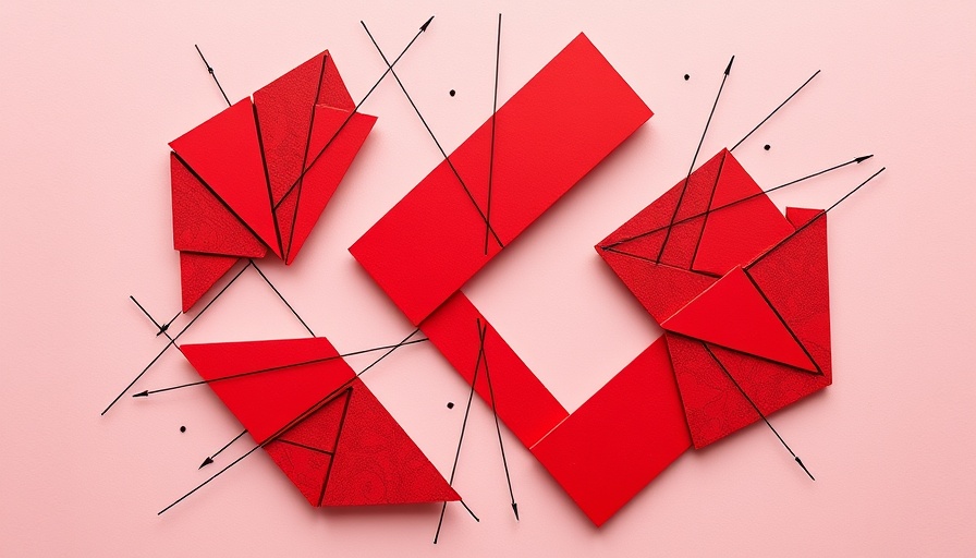 Abstract shapes depicting CoreWeave's IPO challenges.