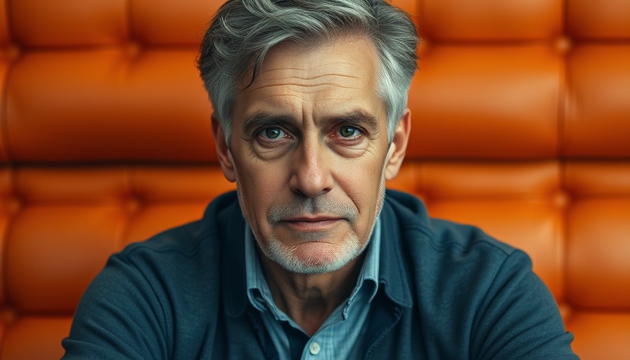 Middle-aged man seated calmly, relevant to behavioral economics and machine learning.