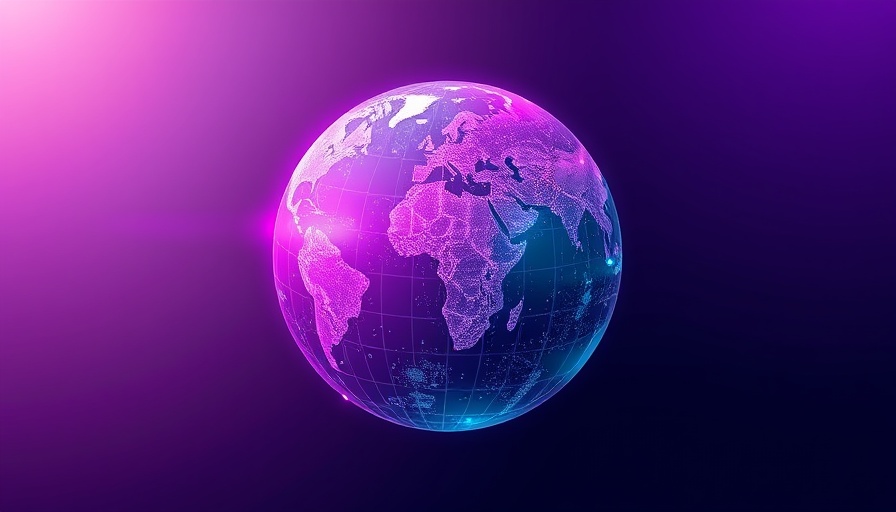 AI energy usage discussion featuring Earth illustration.