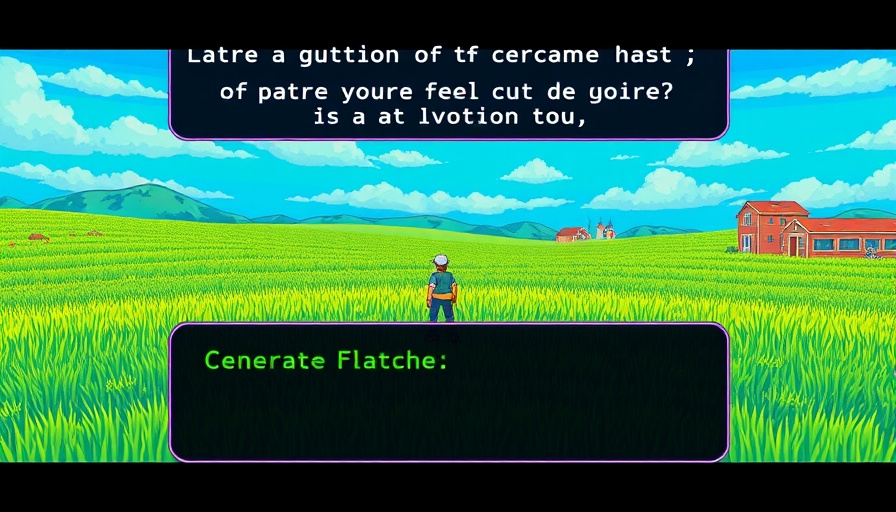 Retro video game interface with navigation guide, Anthropic hybrid AI model reference.
