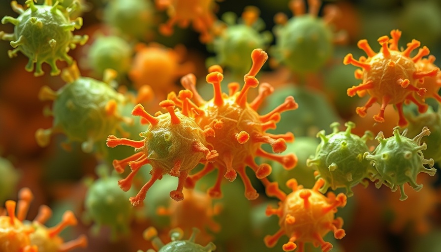 Microscopic view of superbug bacteria capable of digesting plastic