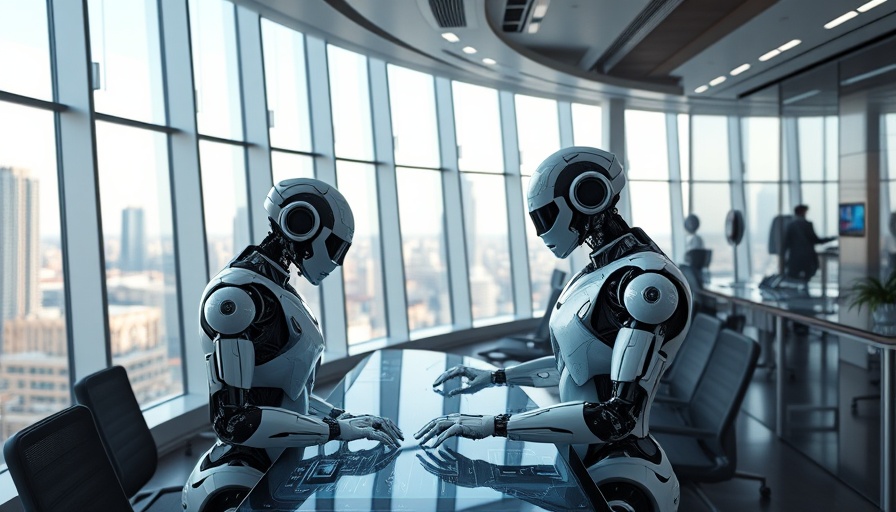 AI Workflow Personalization in modern office with humans and robots collaborating