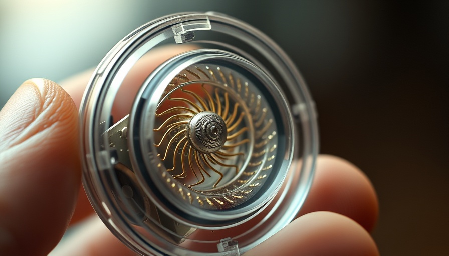 Milli-spinner coil device for stroke patients held by fingertips.
