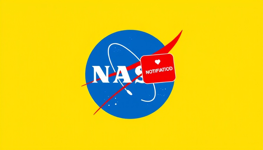 NASA logo with notification symbol indicating budget changes