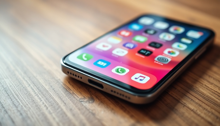 Limit Galaxy AI to On-Device Processing: smartphone with apps on table.