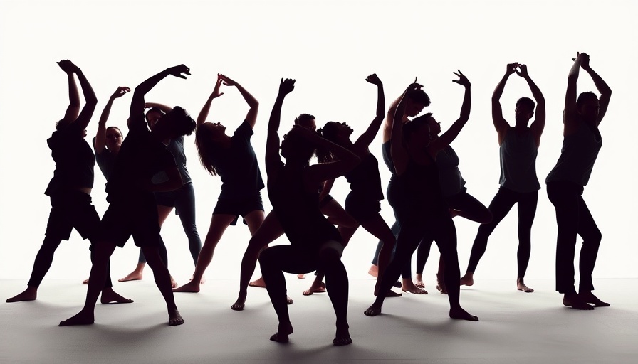 Silhouetted people demonstrating stretching benefits in varied poses.