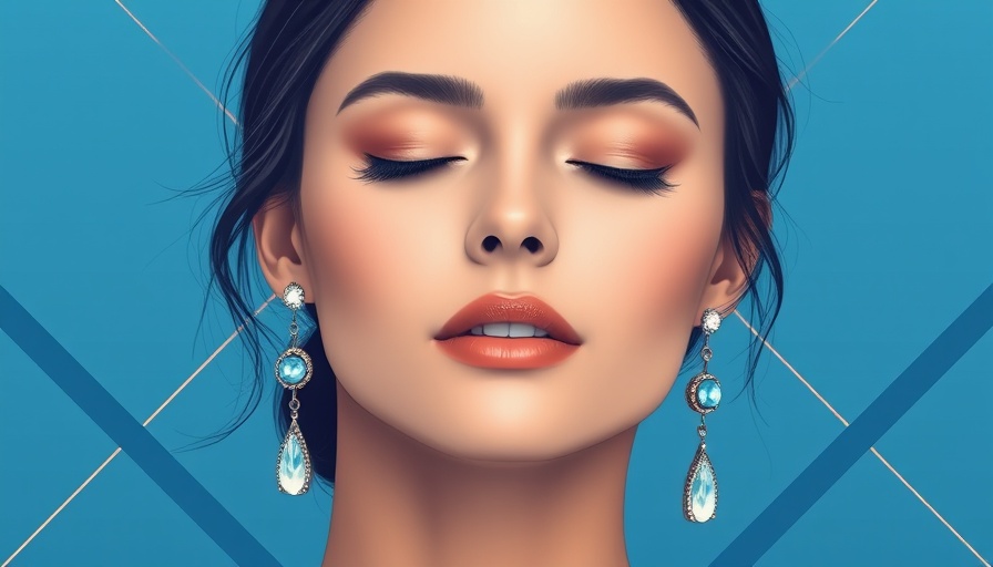 Suni Lee morning routine inspired graphic portrait with jewels.