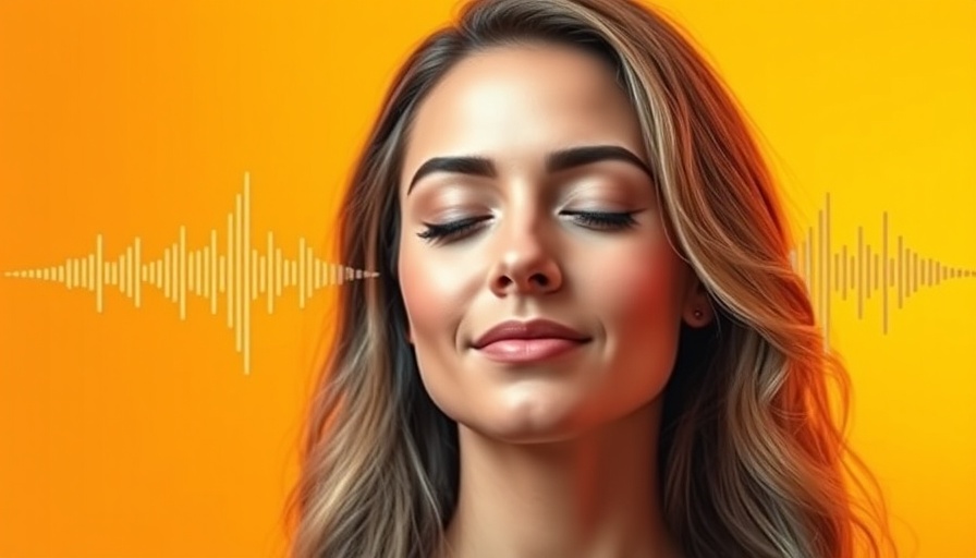 Heart meditation with vibrant portrait and audio theme.