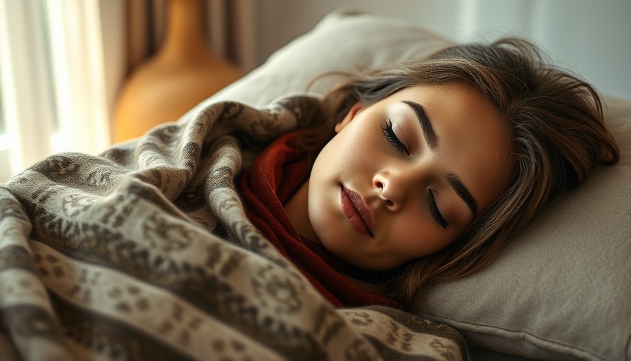 Woman resting peacefully, illustrating the calm of breathing exercises.