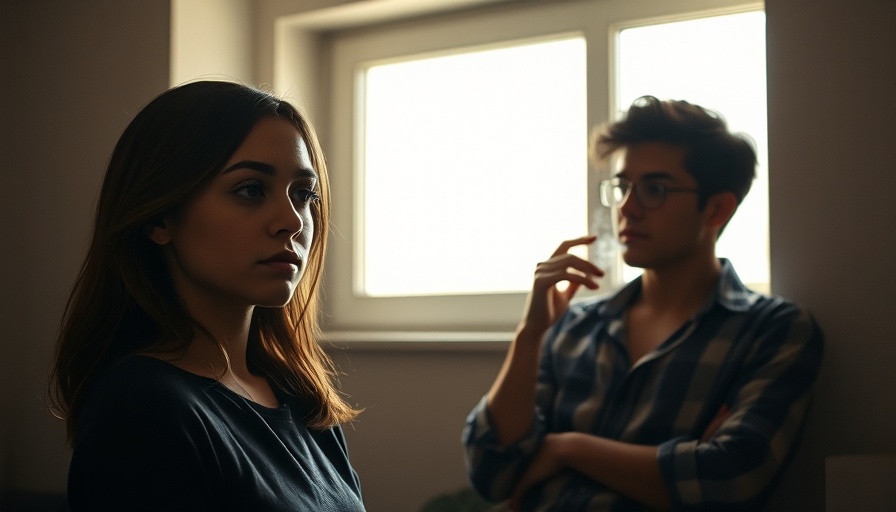 Contrasting emotions in relationship communication.