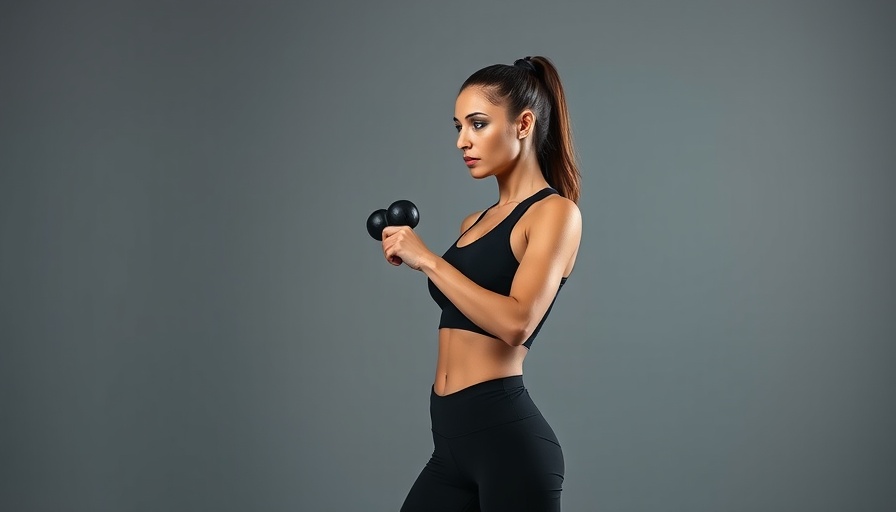 Athletic woman demonstrating fitness with exercise equipment.