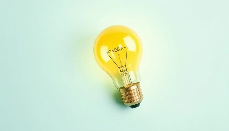 Yellow puzzle piece light bulb symbolizing mindful thinking.