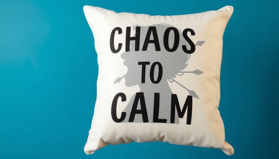 Primal scream therapy visualization with a calming cushion.