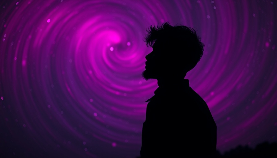 Cosmic silhouette of person with starry background, Third House Astrology