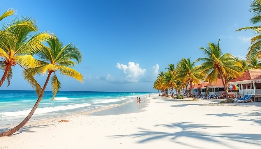 Tropical beachfront view for astrology wellness travel.