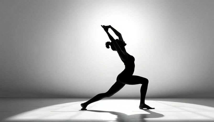 Serene silhouette illustrating postural yoga balance and flexibility.
