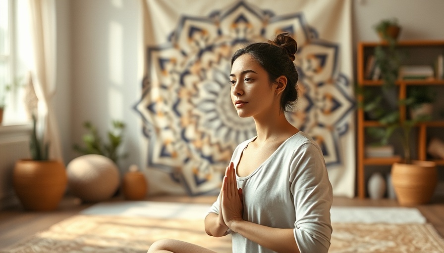 Woman practicing pigeon pose benefits for women in cozy yoga studio.