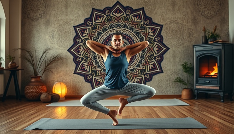 Yoga pose benefits in serene studio, promoting flexibility and focus.