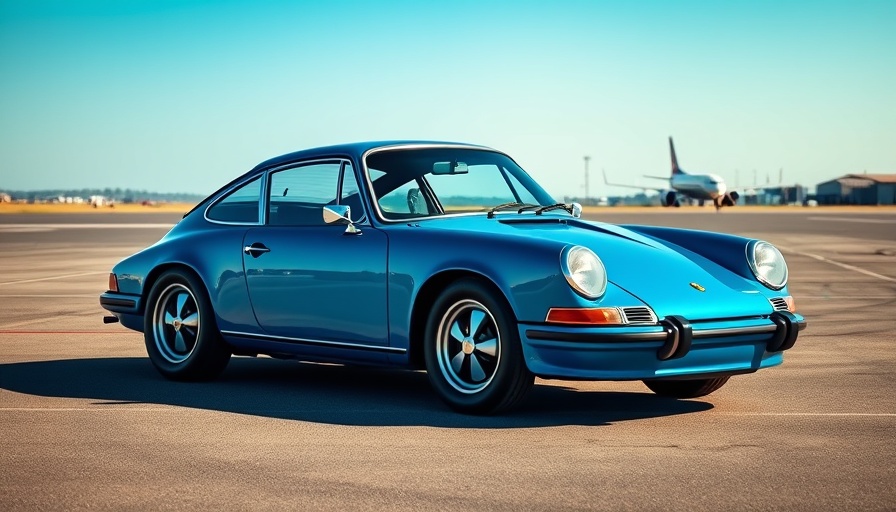 Classic blue Porsche 911 featured at Jerry Seinfeld Porsche auction.