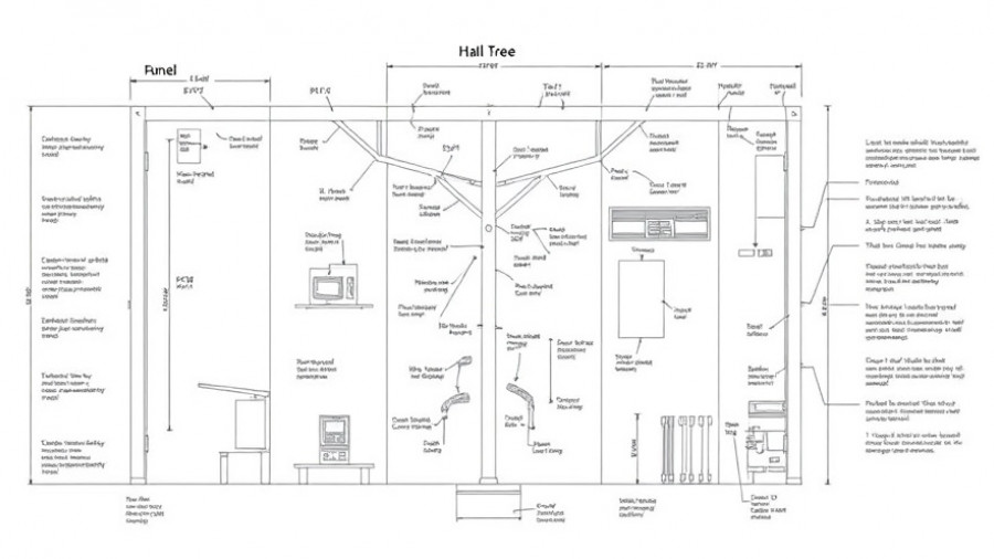 DIY Hall Tree Construction schematic and dimensions for components.