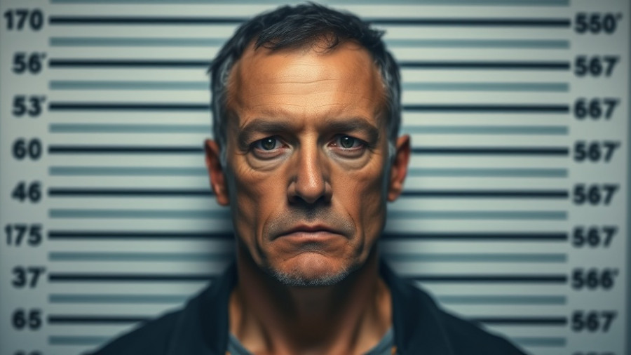 Blurred mugshot in Memphis closet rifle incident