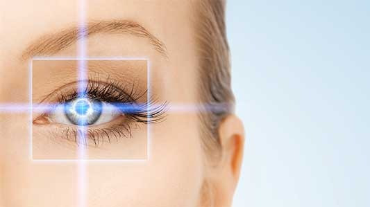 woman's eye