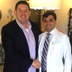 Best Weight Loss Program In Memphis patient Ben Ferguson and Dr. Keith shaking hands