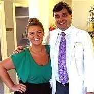 Best Weight Loss Program In Memphis patient Abby and Dr. Keith Amodeo together at Memphis Weight Loss