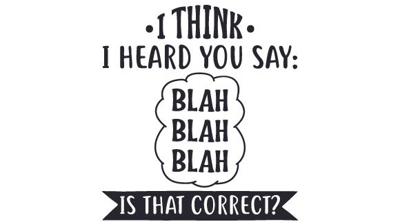 Blah blah blah