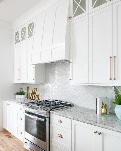 white kitchen cabinets and cupboards