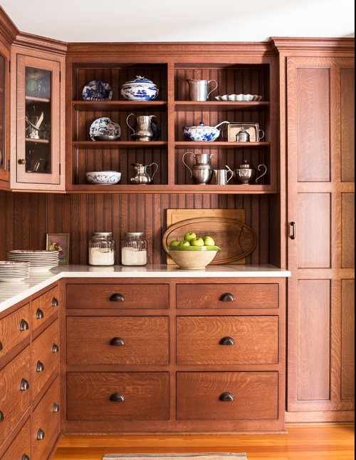 brown kitchen cabinets and cupboards