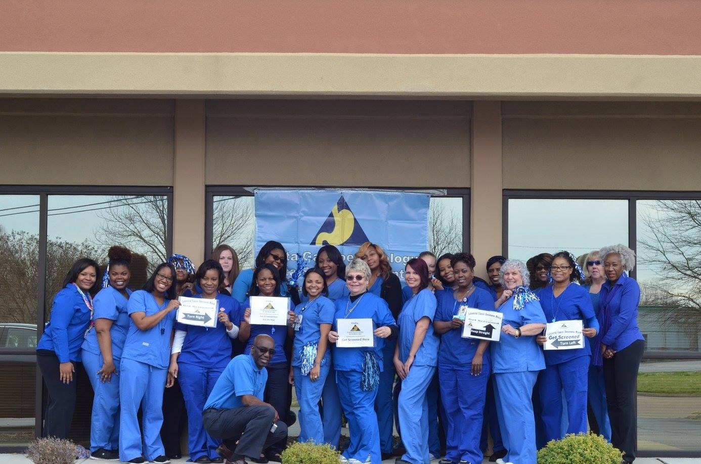 Delta Gastro team with Dr. Duncan kneeling