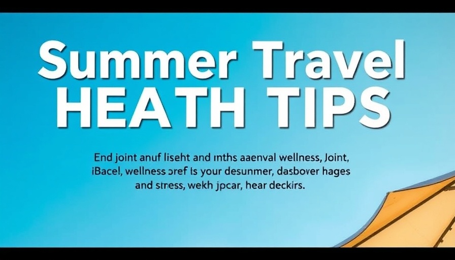 Chiropractic tips for summer travel focus on joint and back health.