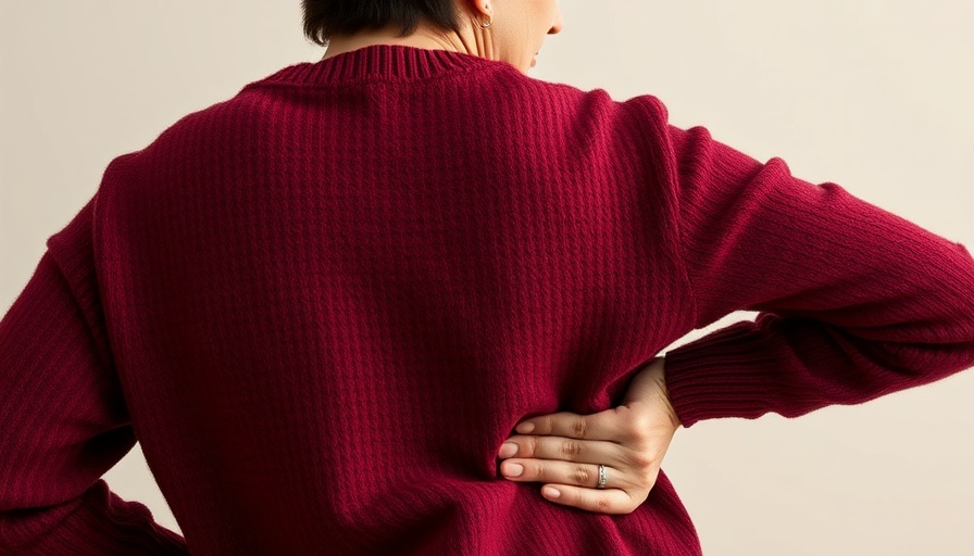 Hip pain relief with focus on discomfort area.