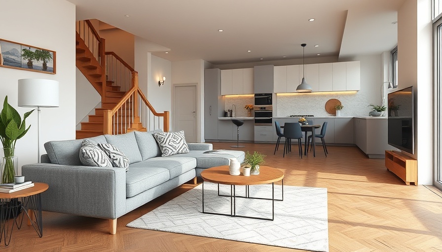 Contemporary living space design that grows with your family.