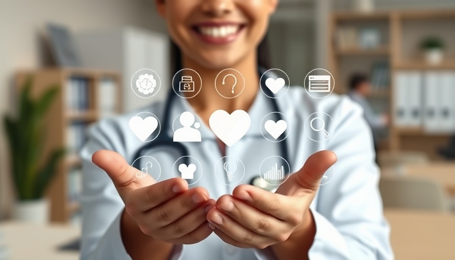 2025 Top Doctors Dr. Marquita Nelson, smiling professional with digital icons.